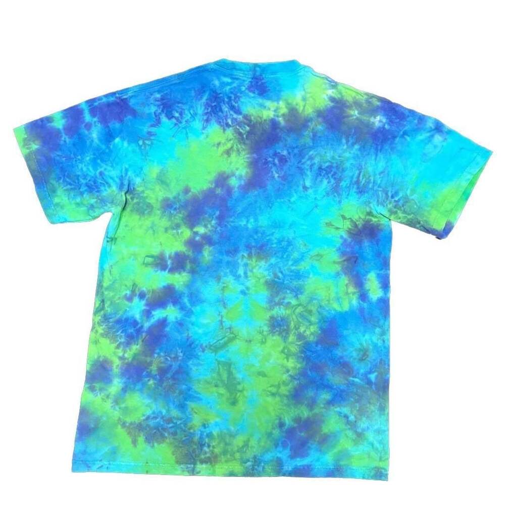 Liquid Blue Grateful Dead Dancing Bears Tie Dye T-Shirt Size M Phychedelic - Picture 5 of 5